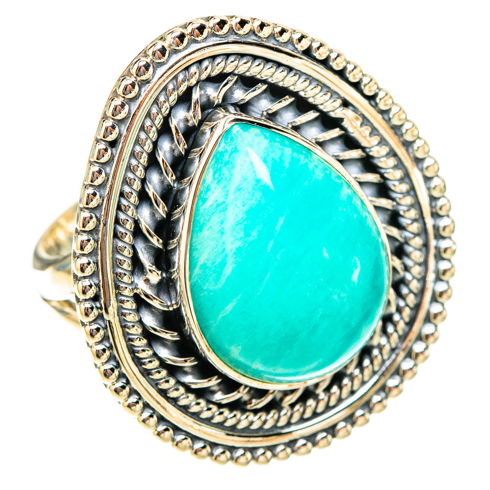 Amazonite Rings handcrafted by Anasilvercos - RING119969 - Photo 2