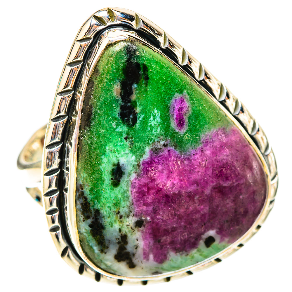 Ruby Zoisite Rings handcrafted by Anasilvercos - RING119972 - Photo 2