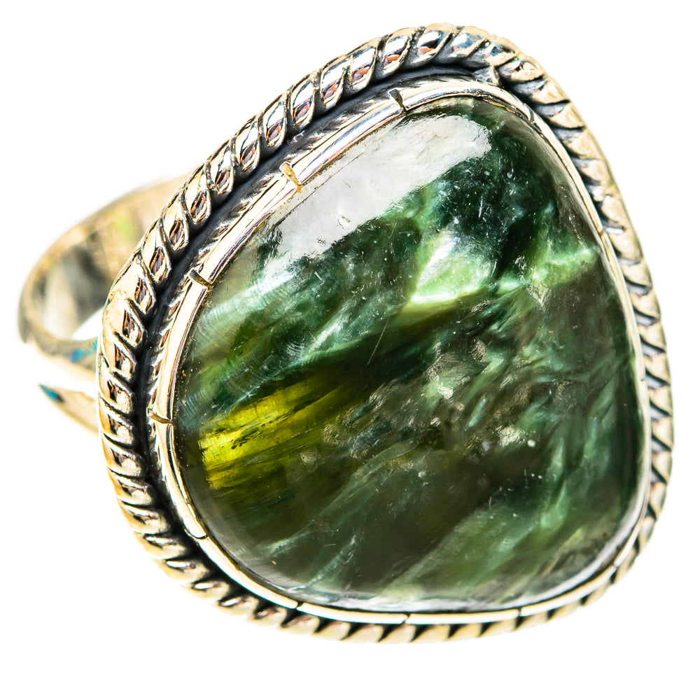 Seraphinite Rings handcrafted by Anasilvercos - RING119978 - Photo 2