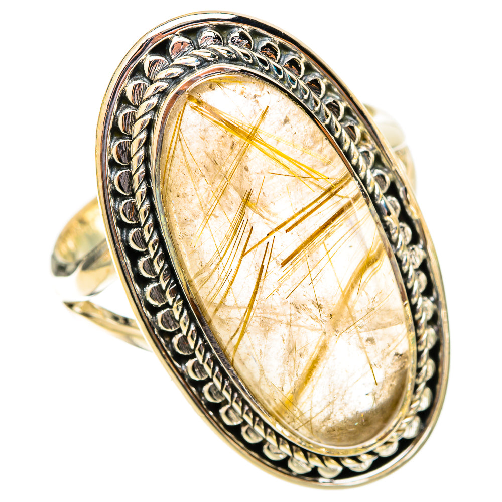 Rutilated Quartz Rings handcrafted by Anasilvercos - RING119991 - Photo 2