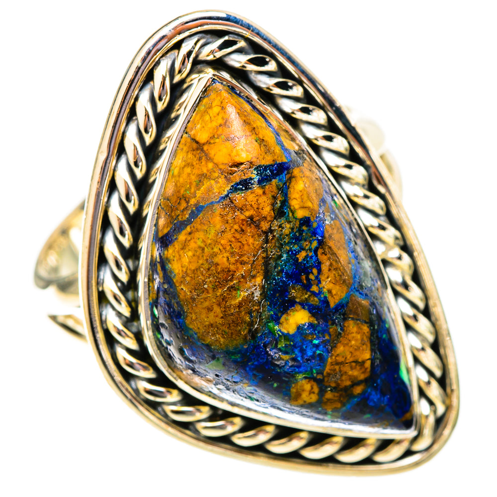 Azurite Rings handcrafted by Anasilvercos - RING120008 - Photo 2