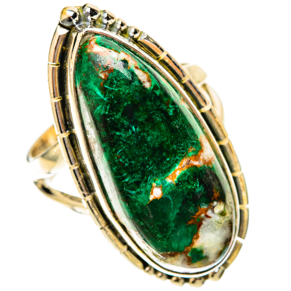 Malachite Rings handcrafted by Anasilvercos - RING120033 - Photo 2