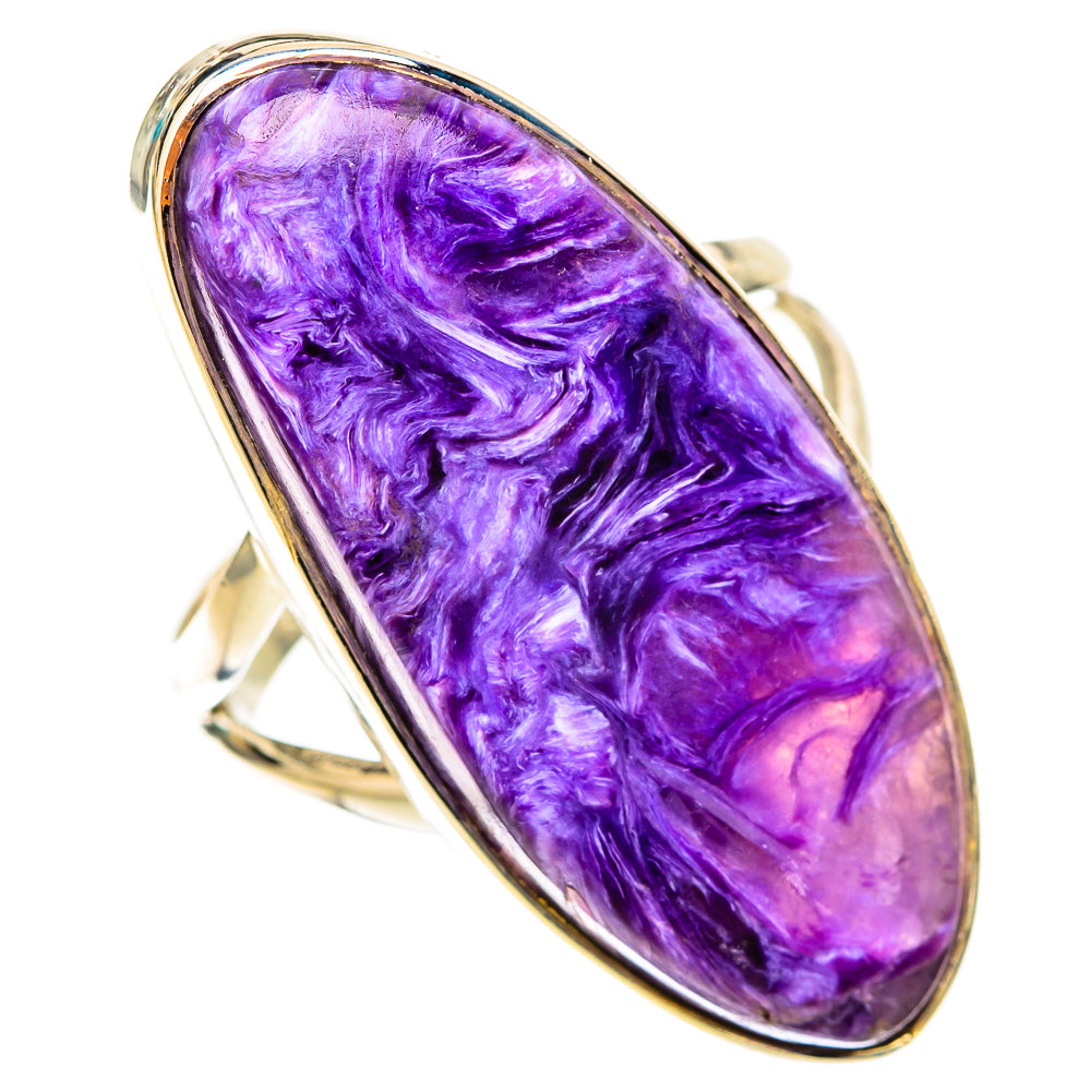 Charoite Rings handcrafted by Anasilvercos - RING120044 - Photo 2
