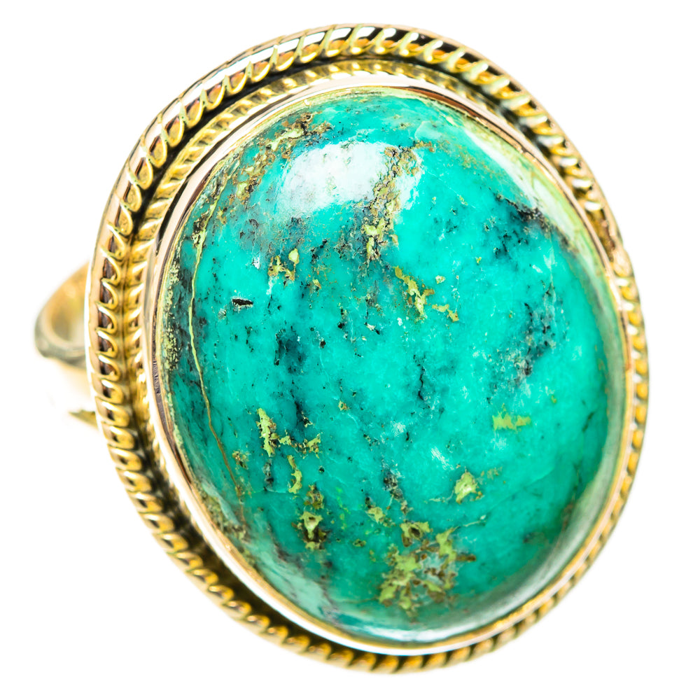 Chrysocolla Rings handcrafted by Anasilvercos - RING120067 - Photo 2