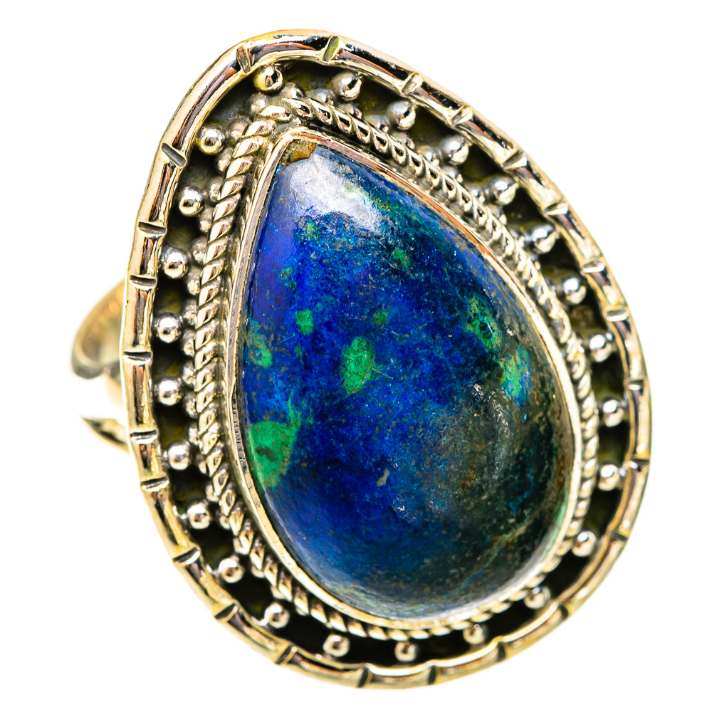 Azurite Rings handcrafted by Anasilvercos - RING120072 - Photo 2