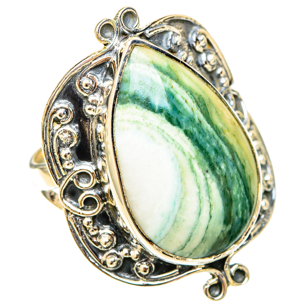 Ocean Jasper Rings handcrafted by Anasilvercos - RING120082 - Photo 2