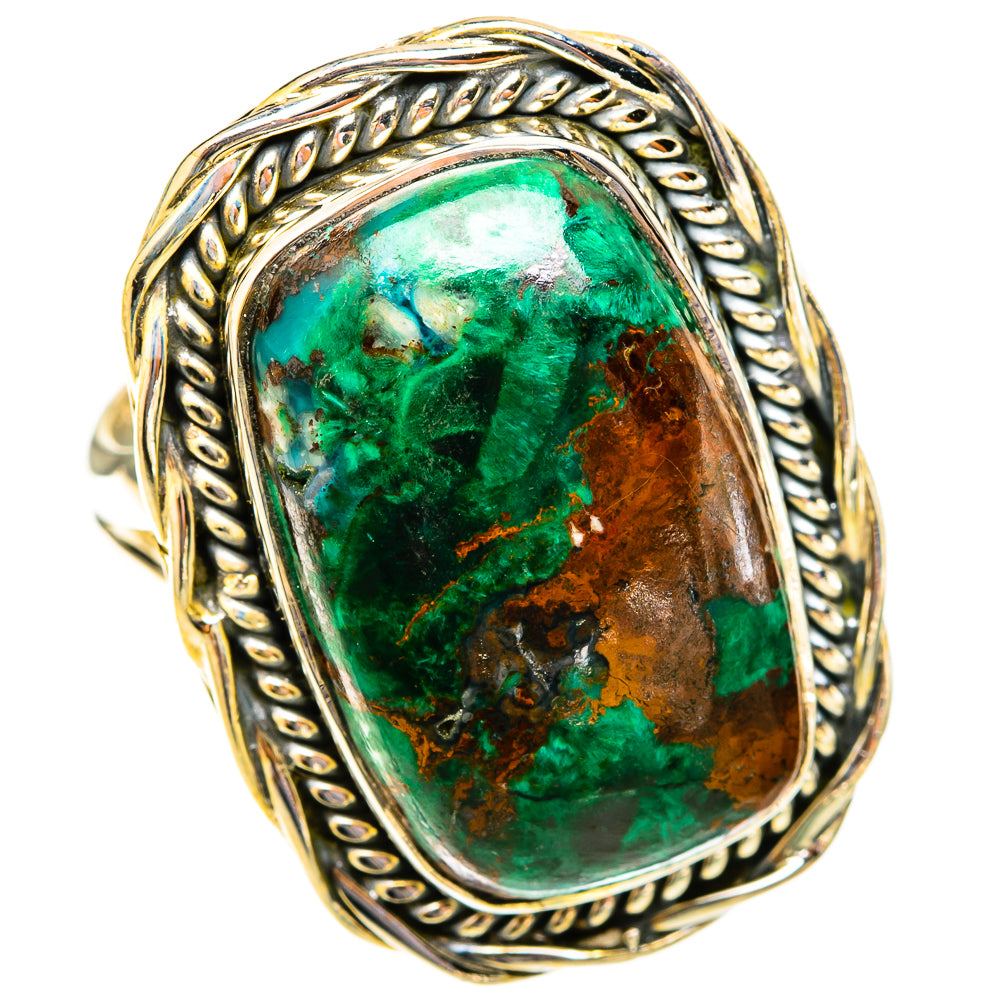 Malachite Rings handcrafted by Anasilvercos - RING120088 - Photo 2