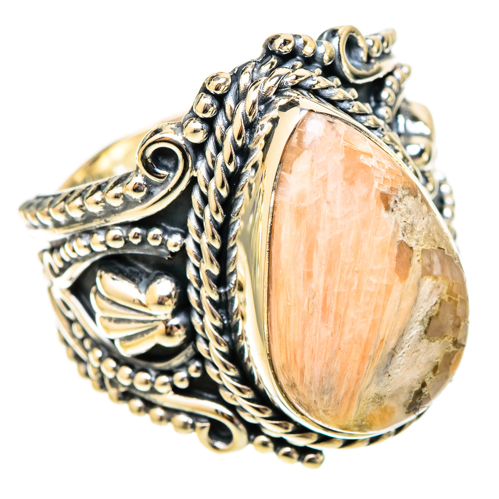Scolecite Rings handcrafted by Anasilvercos - RING120093 - Photo 2