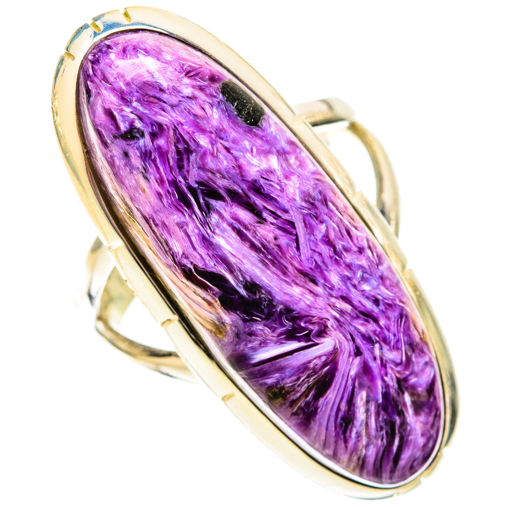 Charoite Rings handcrafted by Anasilvercos - RING120099 - Photo 2