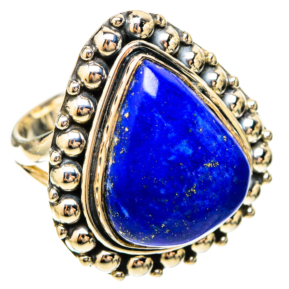 Lapis Lazuli Rings handcrafted by Anasilvercos - RING120113 - Photo 2
