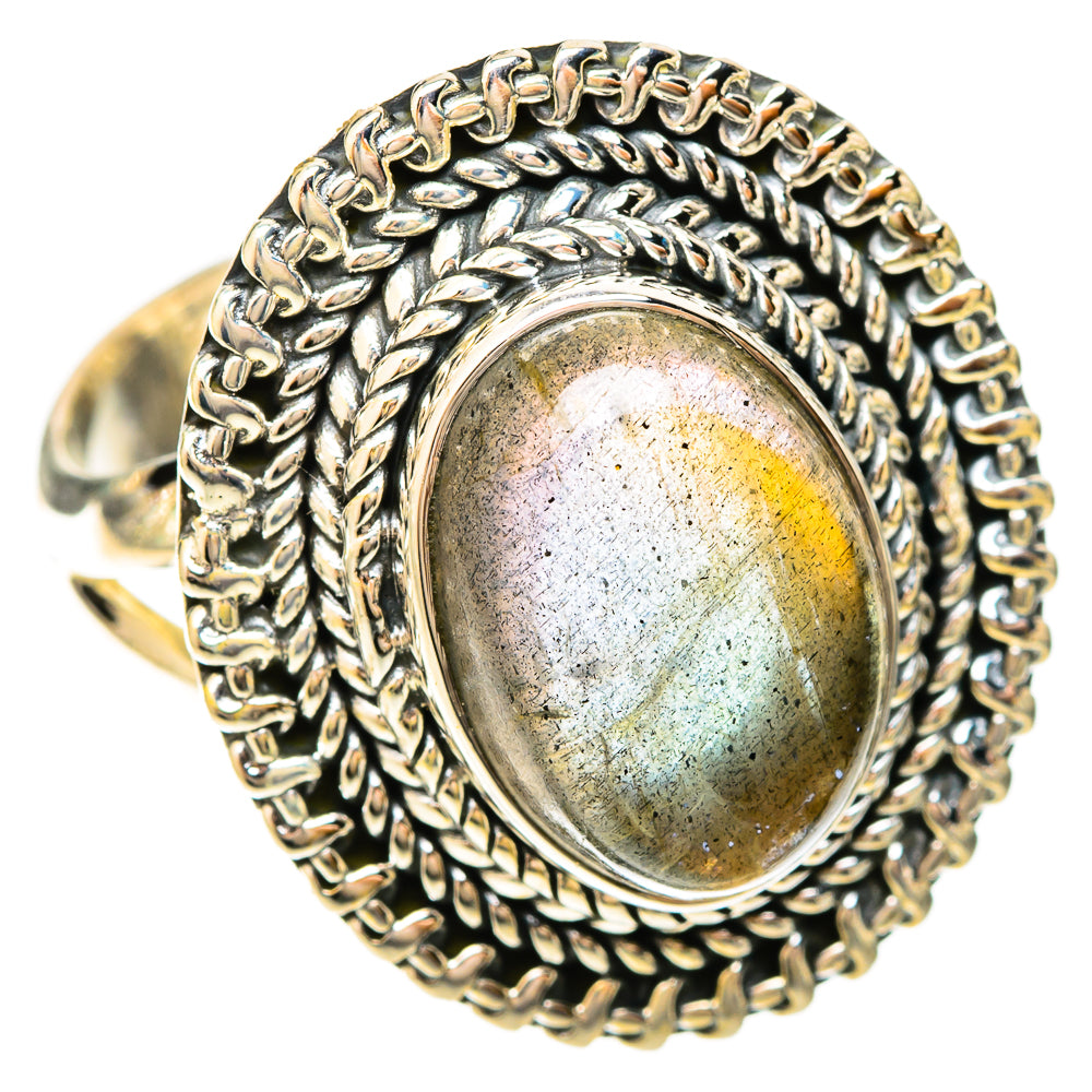 Labradorite Rings handcrafted by Anasilvercos - RING120120 - Photo 2