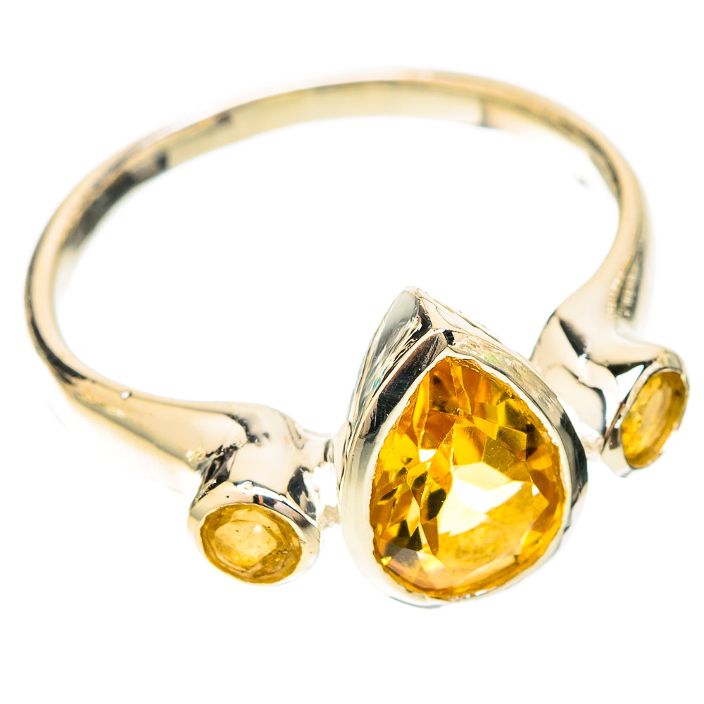 Citrine Rings handcrafted by Anasilvercos - RING120122 - Photo 2