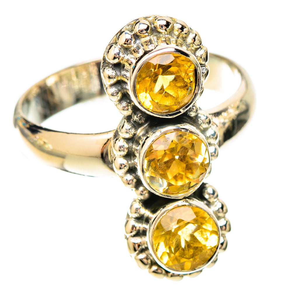 Citrine Rings handcrafted by Anasilvercos - RING120123 - Photo 2