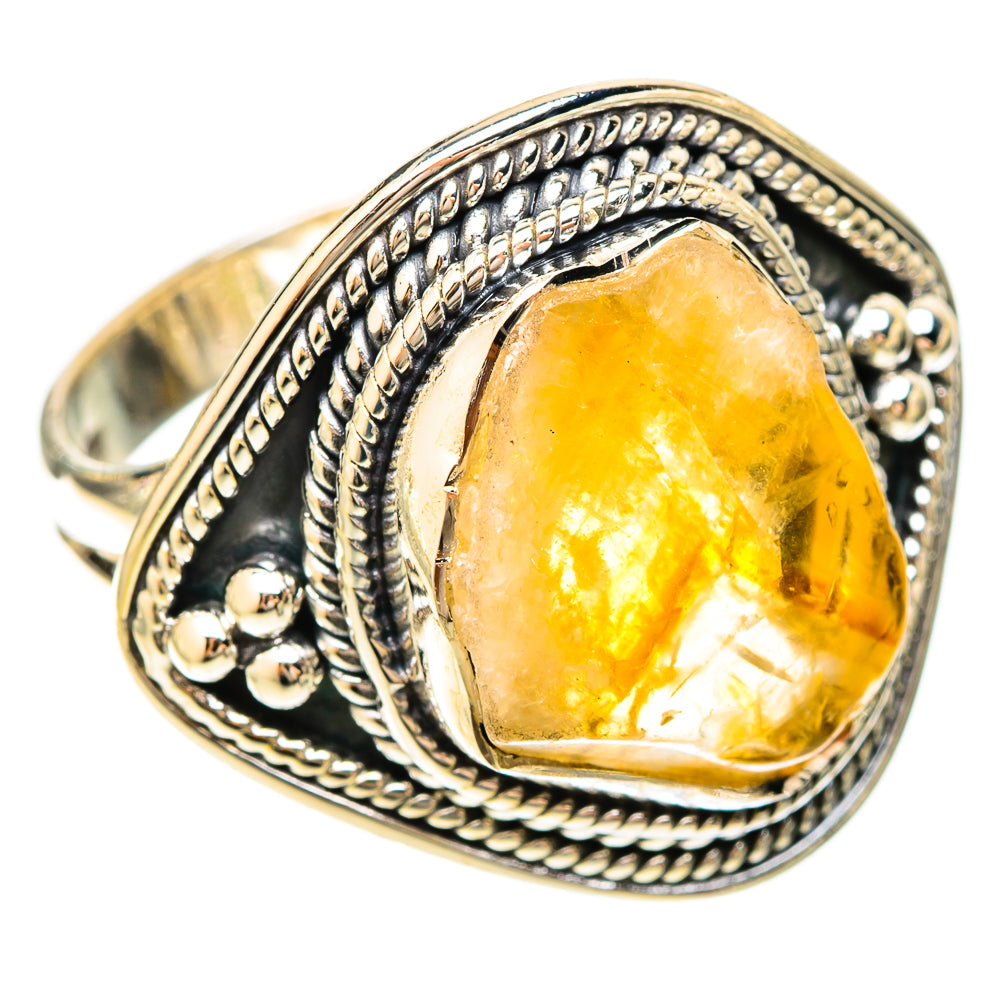 Citrine Rings handcrafted by Anasilvercos - RING120124 - Photo 2