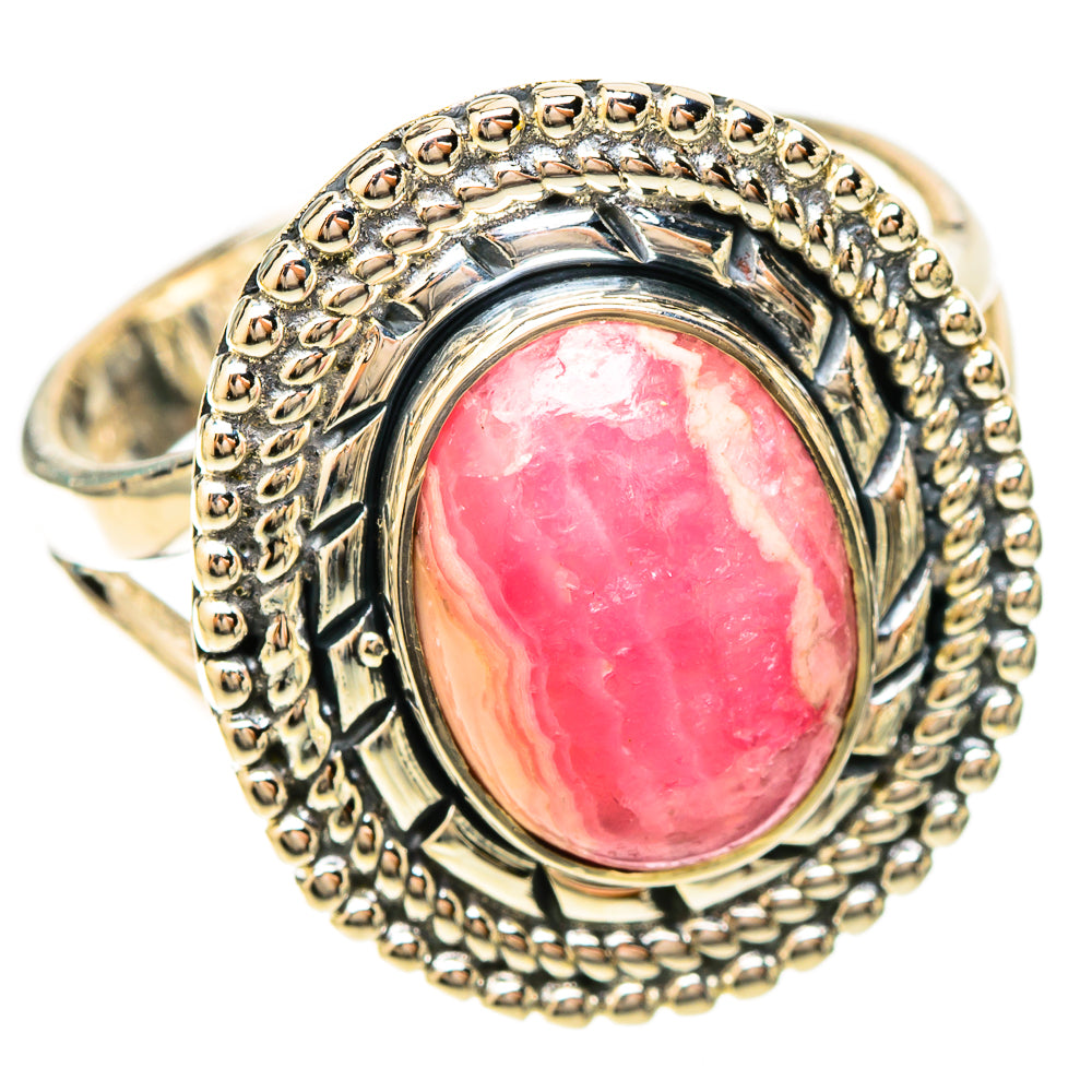 Rhodochrosite Rings handcrafted by Anasilvercos - RING120127 - Photo 2