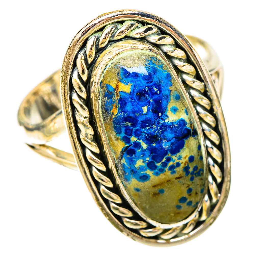 Azurite Rings handcrafted by Anasilvercos - RING120145 - Photo 2