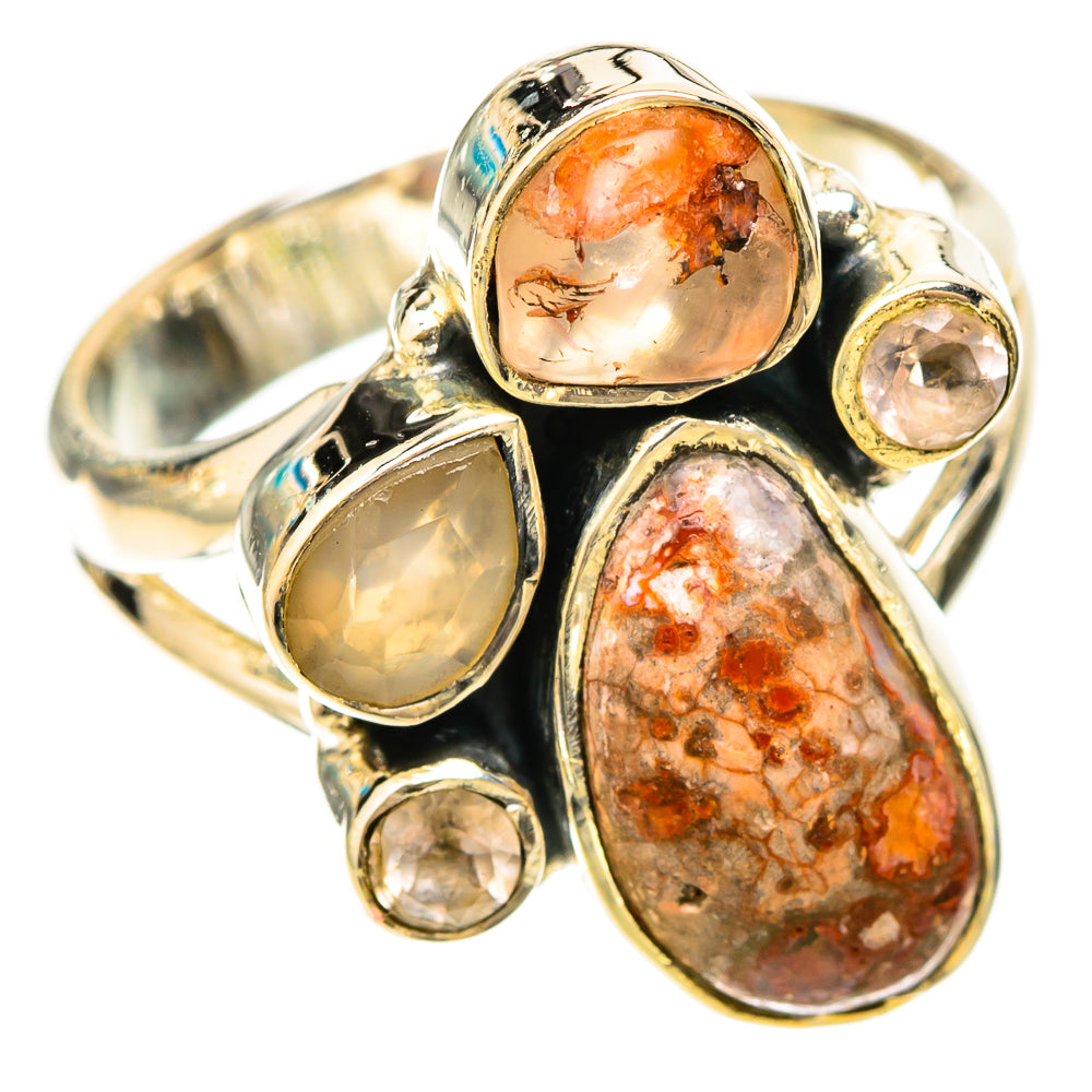 Mexican Fire Opal Rings handcrafted by Anasilvercos - RING120154 - Photo 2