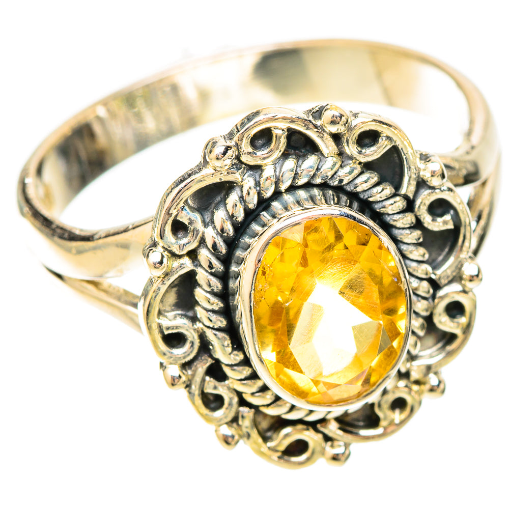 Citrine Rings handcrafted by Anasilvercos - RING120158 - Photo 2
