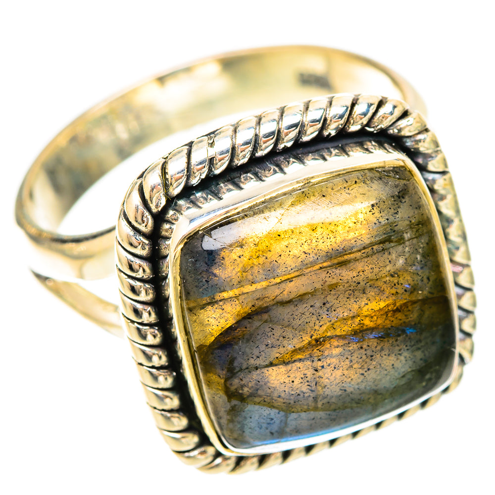 Labradorite Rings handcrafted by Anasilvercos - RING120180 - Photo 2