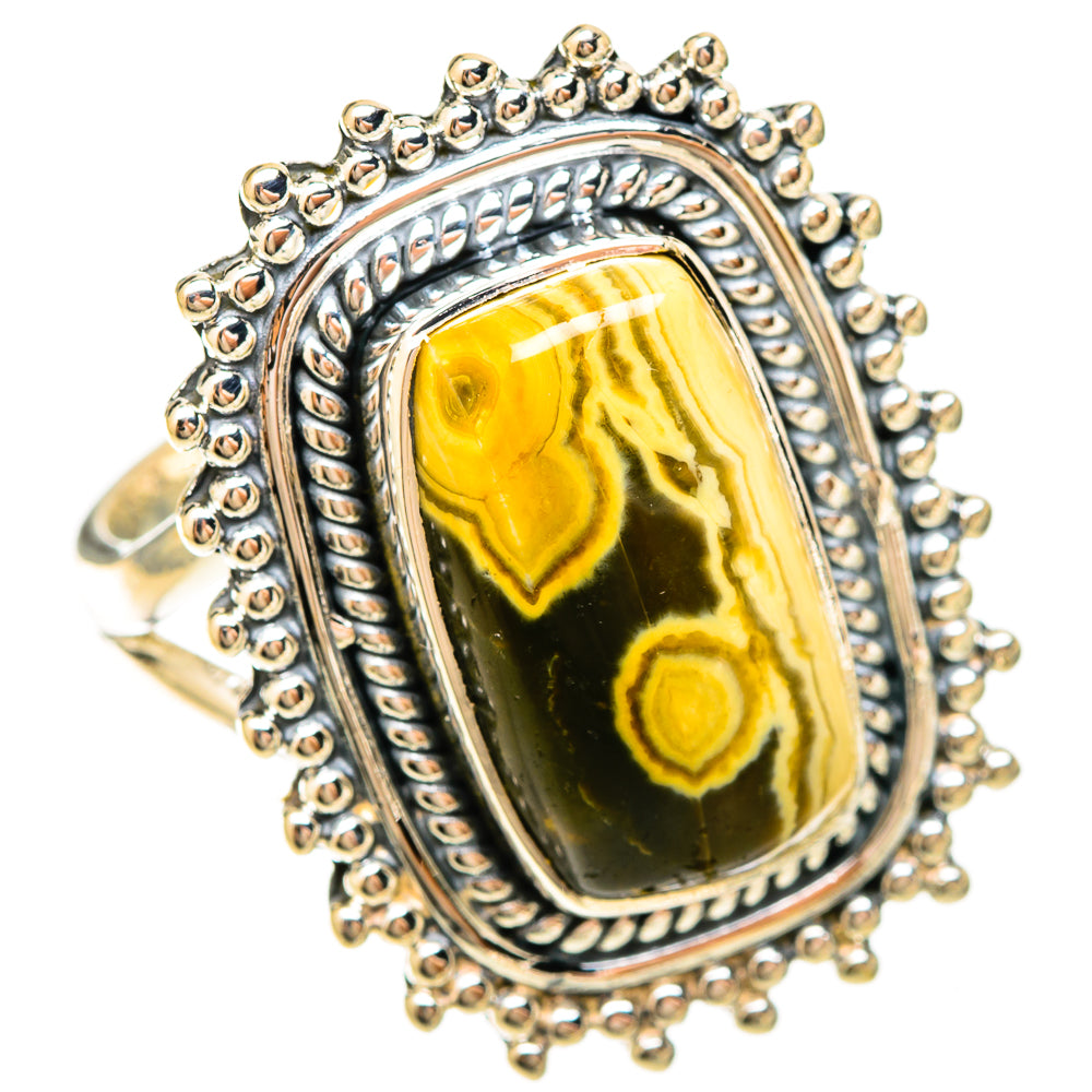Ocean Jasper Rings handcrafted by Anasilvercos - RING120181 - Photo 2