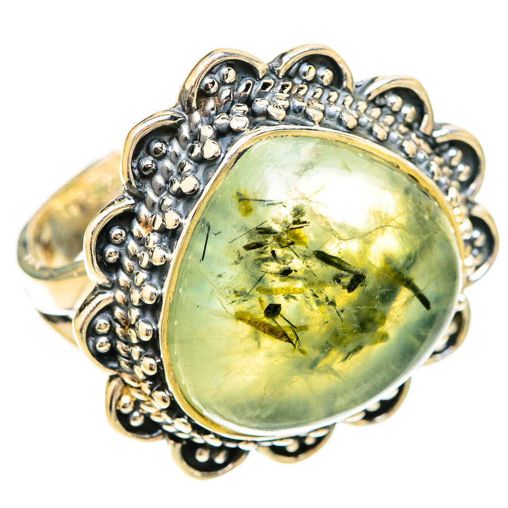 Prehnite Rings handcrafted by Anasilvercos - RING120182 - Photo 2