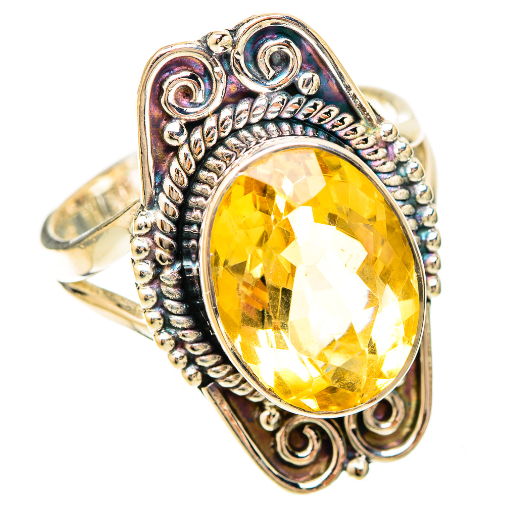 Citrine Rings handcrafted by Anasilvercos - RING120189 - Photo 2