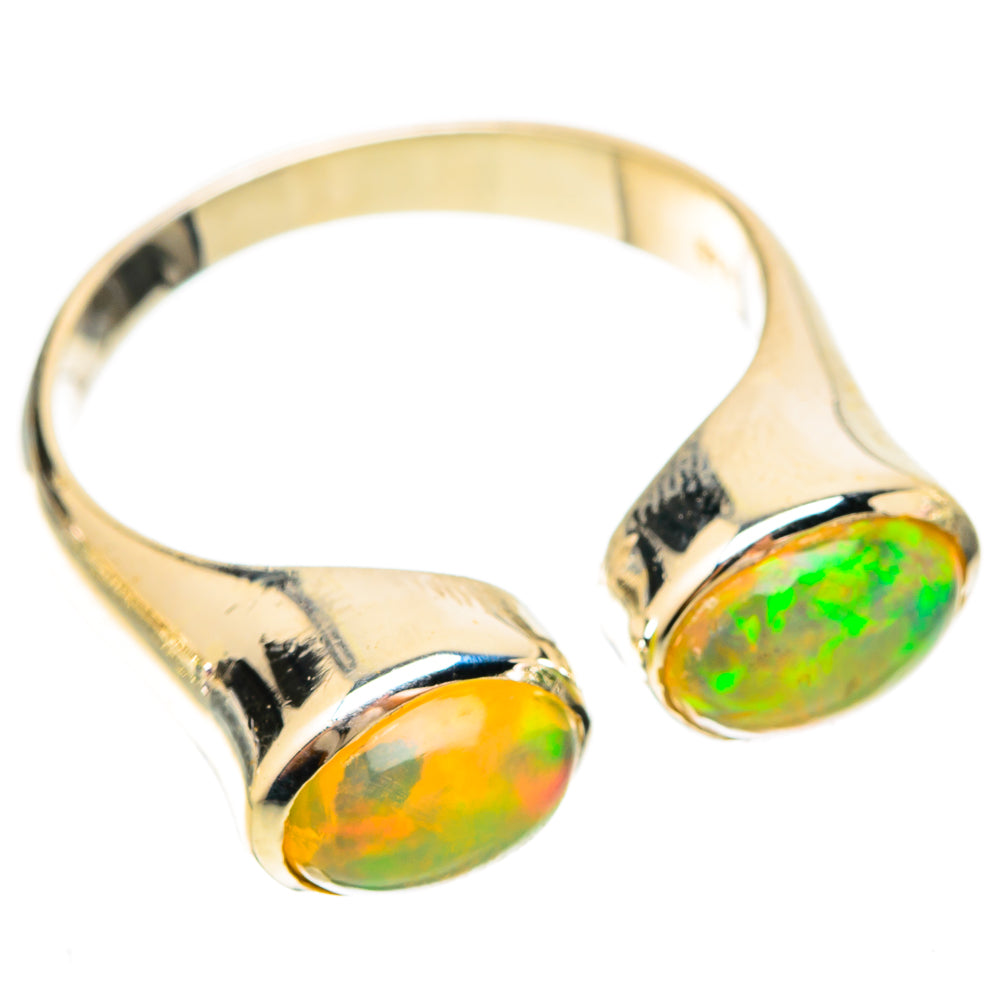 Ethiopian Opal Rings handcrafted by Anasilvercos - RING120205 - Photo 2