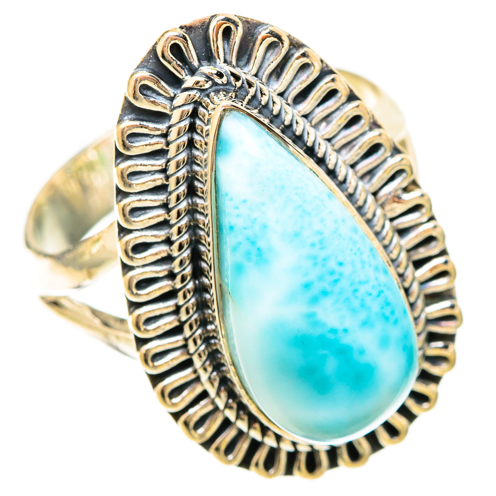 Larimar Rings handcrafted by Anasilvercos - RING120207 - Photo 2