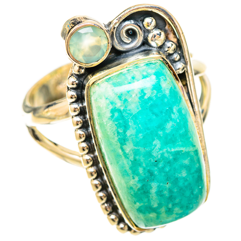 Amazonite Rings handcrafted by Anasilvercos - RING120213 - Photo 2