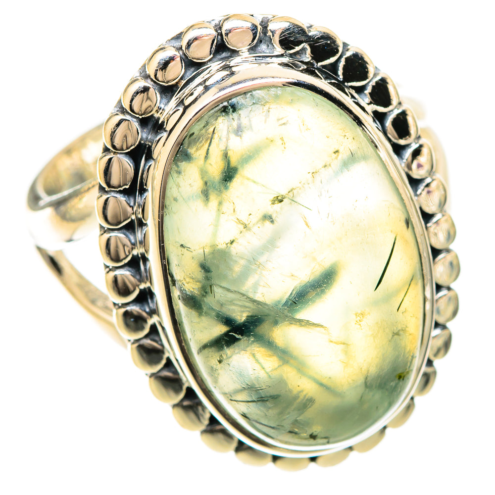 Prehnite Rings handcrafted by Anasilvercos - RING120216 - Photo 2