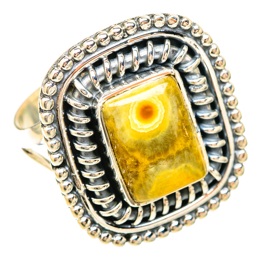 Ocean Jasper Rings handcrafted by Anasilvercos - RING120218 - Photo 2