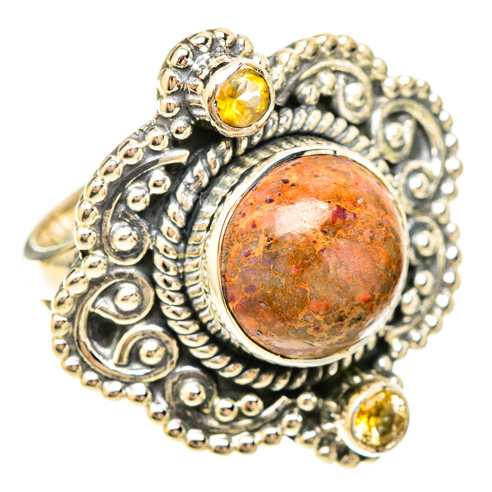 Mexican Fire Opal Rings handcrafted by Anasilvercos - RING120219 - Photo 2