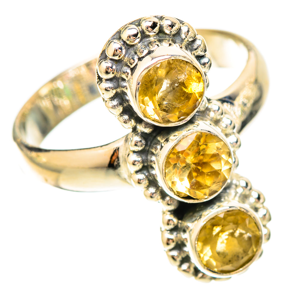 Citrine Rings handcrafted by Anasilvercos - RING120222 - Photo 2