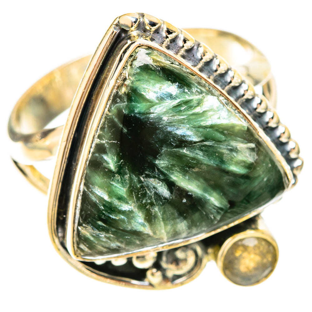 Seraphinite Rings handcrafted by Anasilvercos - RING120247 - Photo 2