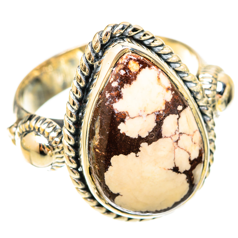 Wild Horse Jasper Rings handcrafted by Anasilvercos - RING120252 - Photo 2