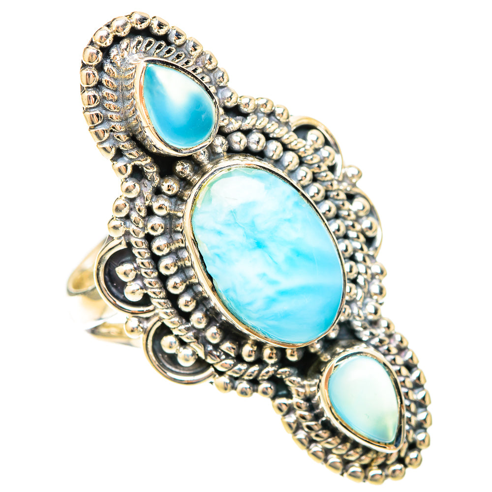 Larimar Rings handcrafted by Anasilvercos - RING120280 - Photo 2