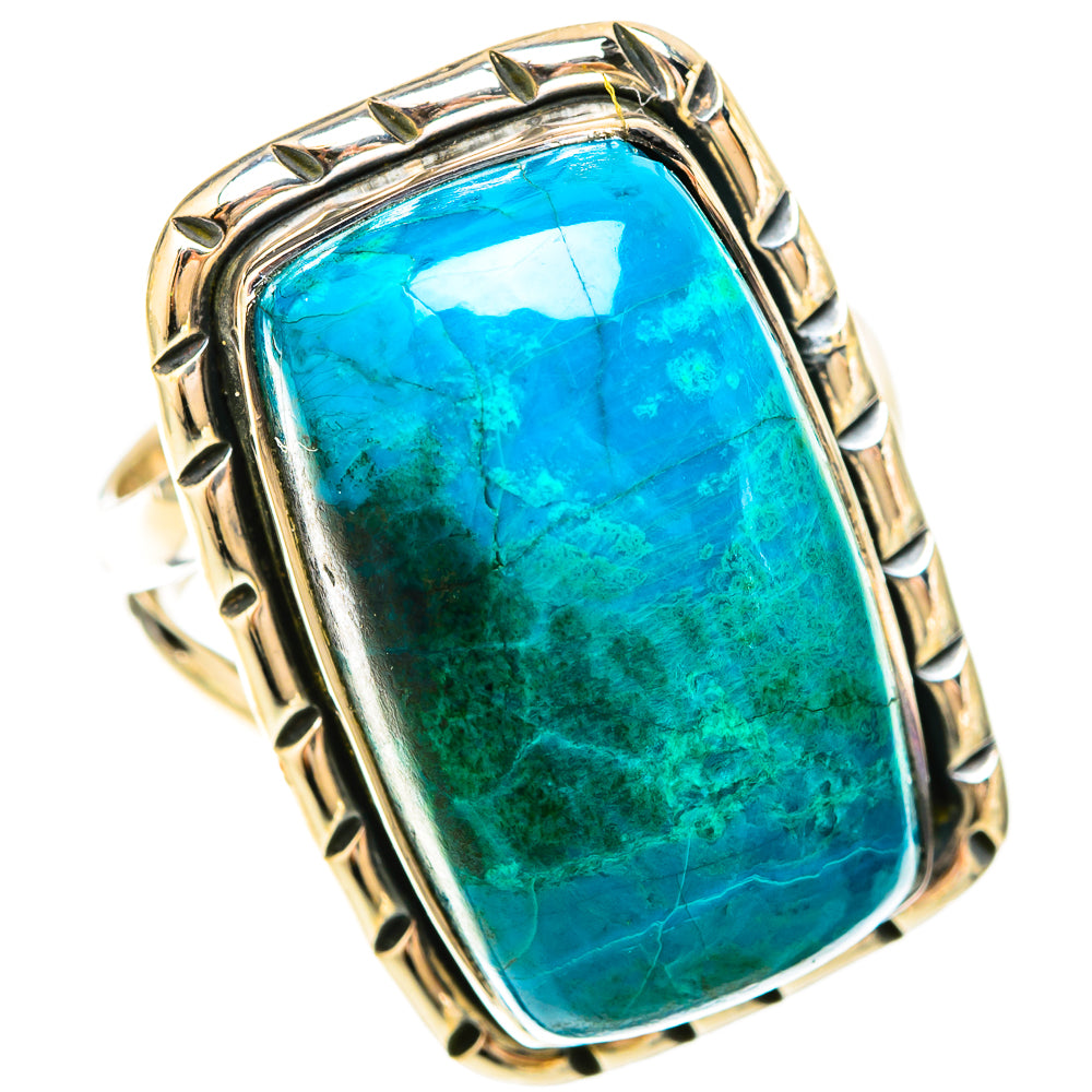 Chrysocolla Rings handcrafted by Anasilvercos - RING120283 - Photo 2