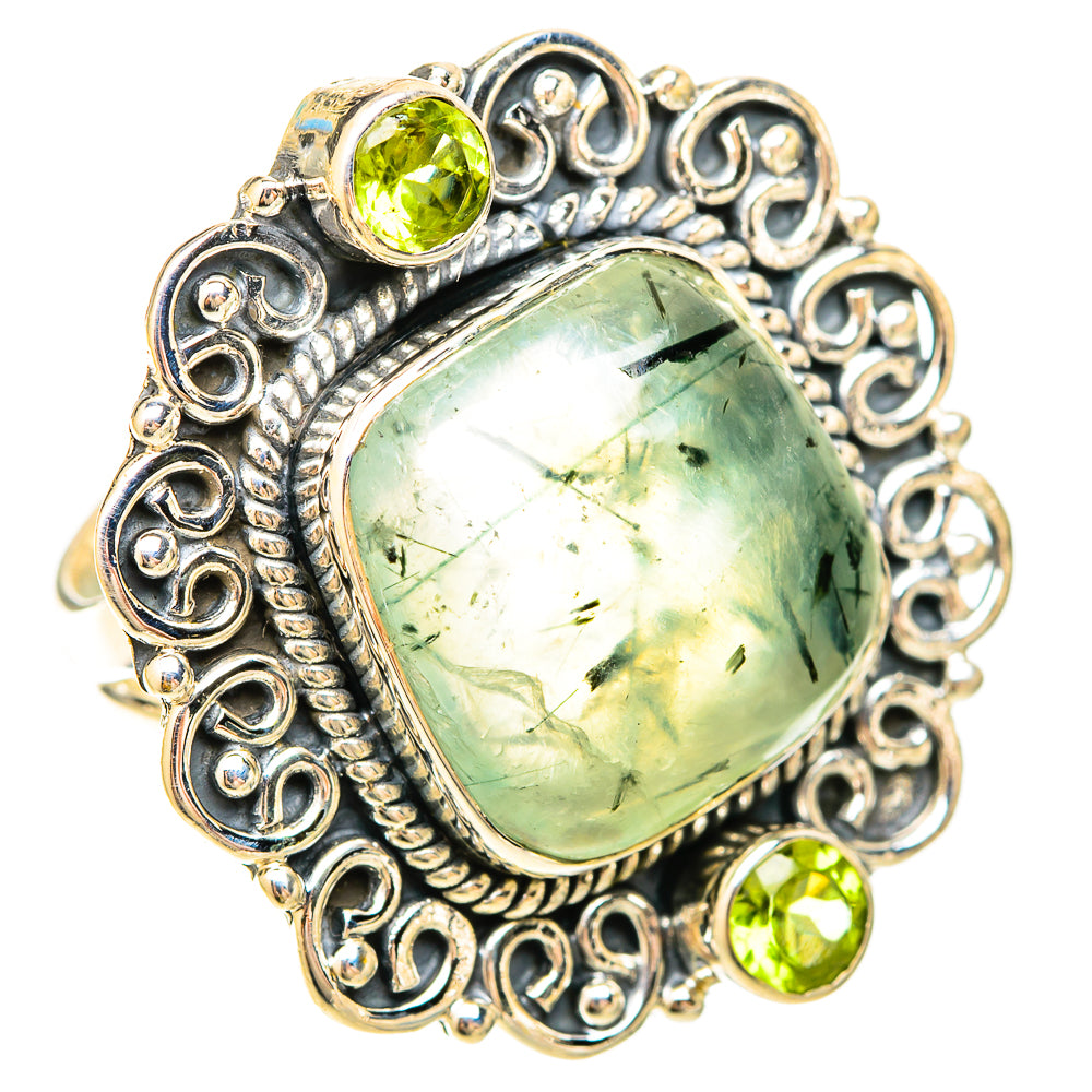 Prehnite Rings handcrafted by Anasilvercos - RING120284 - Photo 2