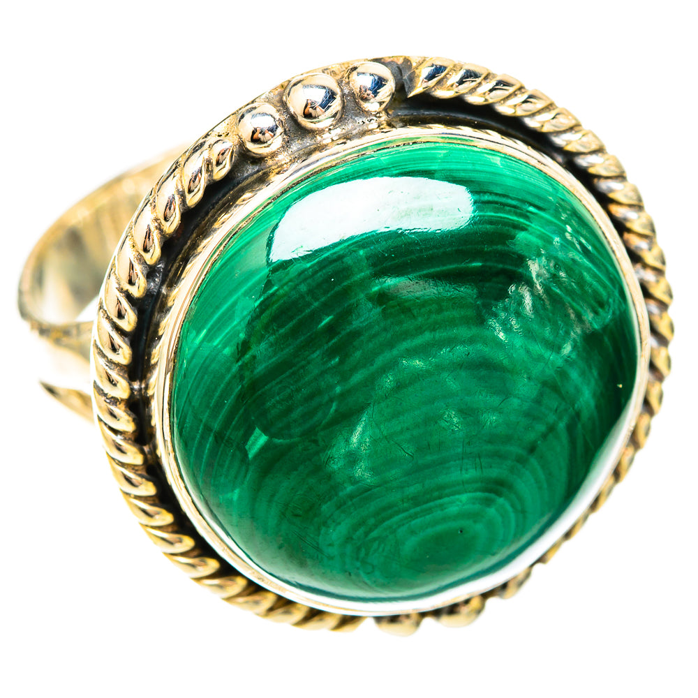 Malachite Rings handcrafted by Anasilvercos - RING120287 - Photo 2