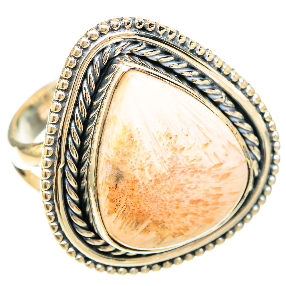 Scolecite Rings handcrafted by Anasilvercos - RING120295 - Photo 2