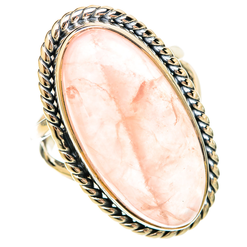 Rose Quartz Rings handcrafted by Anasilvercos - RING120299 - Photo 2