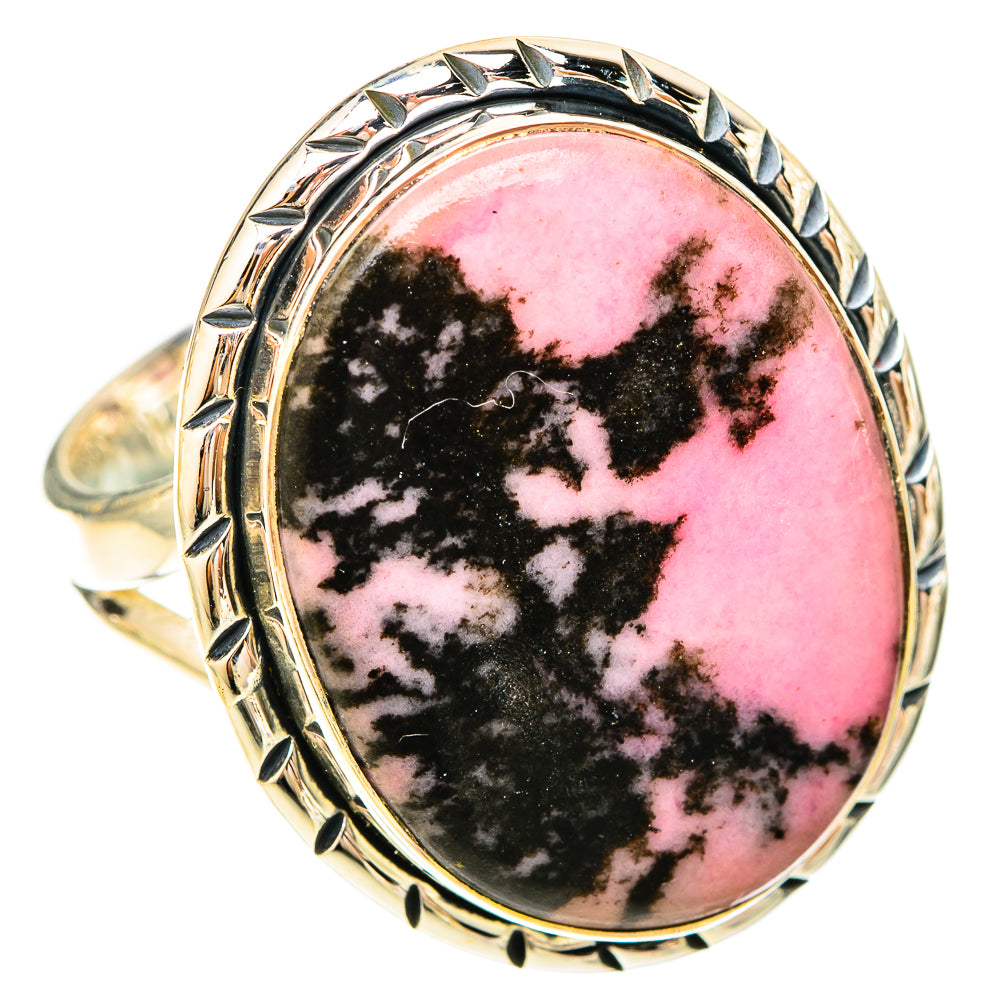 Rhodonite Rings handcrafted by Anasilvercos - RING120300 - Photo 2