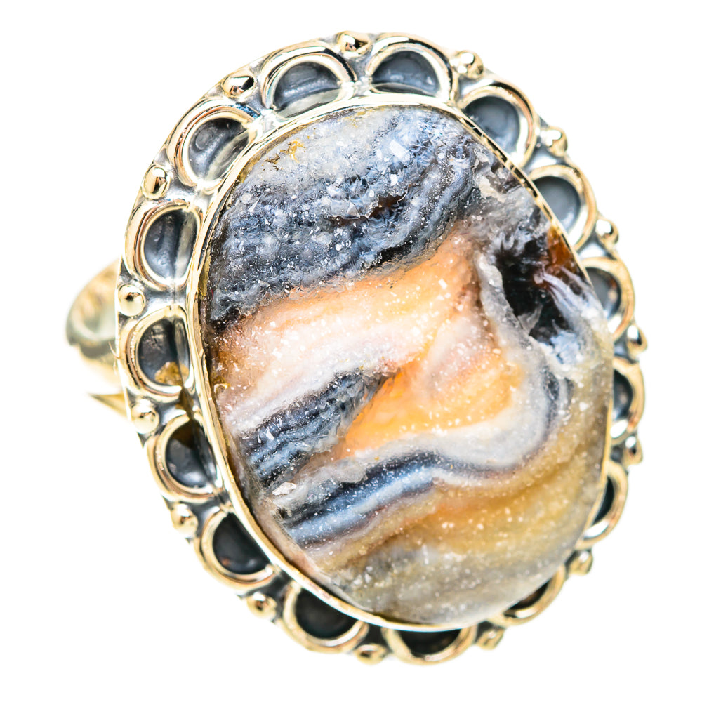 Desert Druzy Rings handcrafted by Anasilvercos - RING120324 - Photo 2