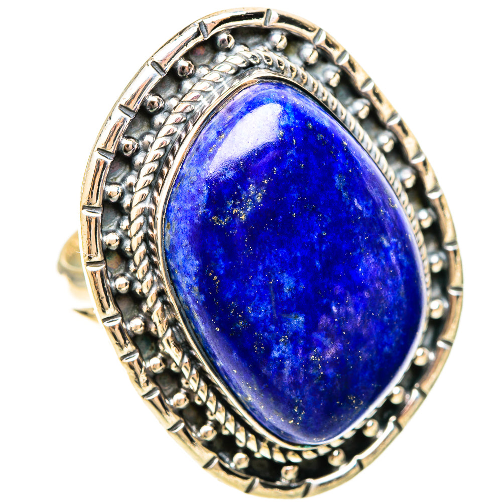 Lapis Lazuli Rings handcrafted by Anasilvercos - RING120332 - Photo 2