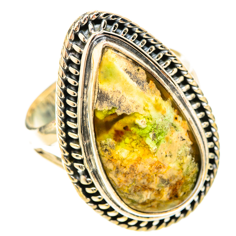 Plume Agate Rings handcrafted by Anasilvercos - RING120336 - Photo 2