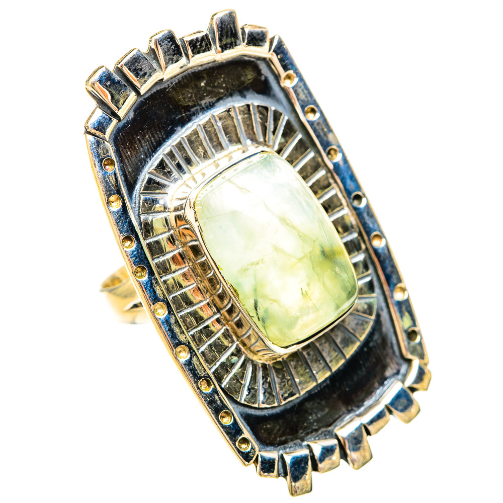 Prehnite Rings handcrafted by Anasilvercos - RING120345 - Photo 2