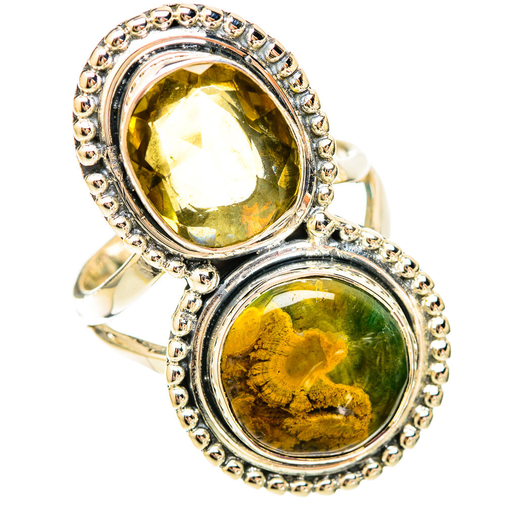 Ocean Jasper Rings handcrafted by Anasilvercos - RING120346 - Photo 2
