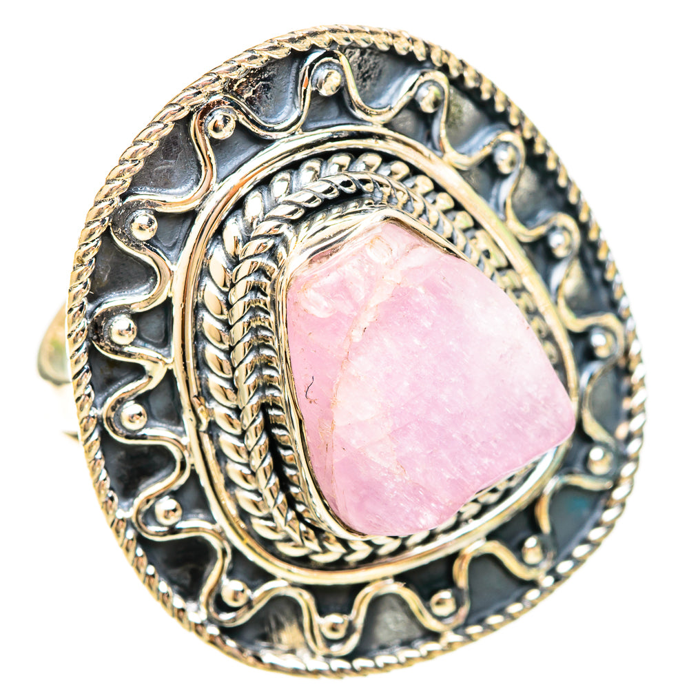 Rose Quartz Rings handcrafted by Anasilvercos - RING120352 - Photo 2