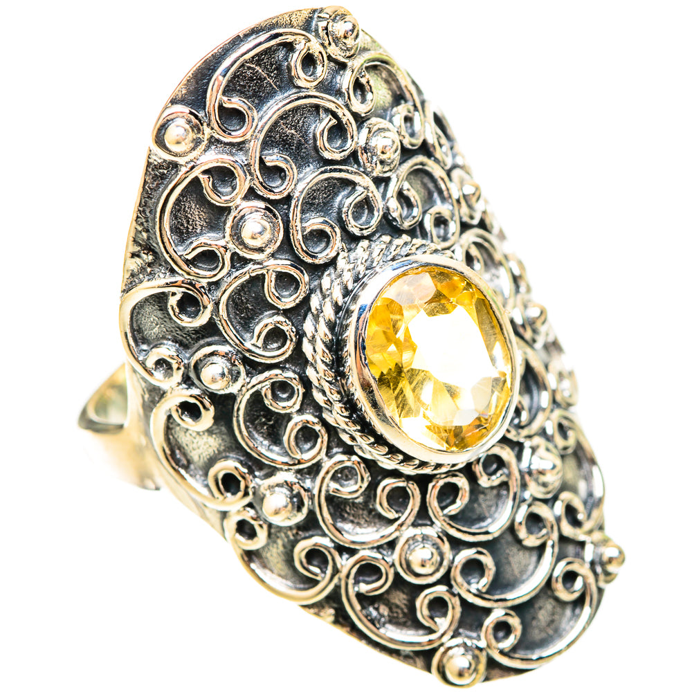 Citrine Rings handcrafted by Anasilvercos - RING120353 - Photo 2