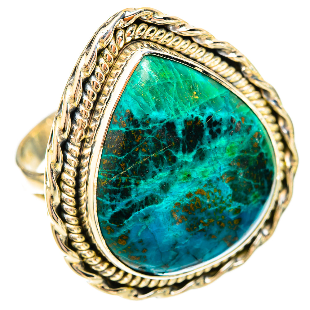 Chrysocolla Rings handcrafted by Anasilvercos - RING120369 - Photo 2